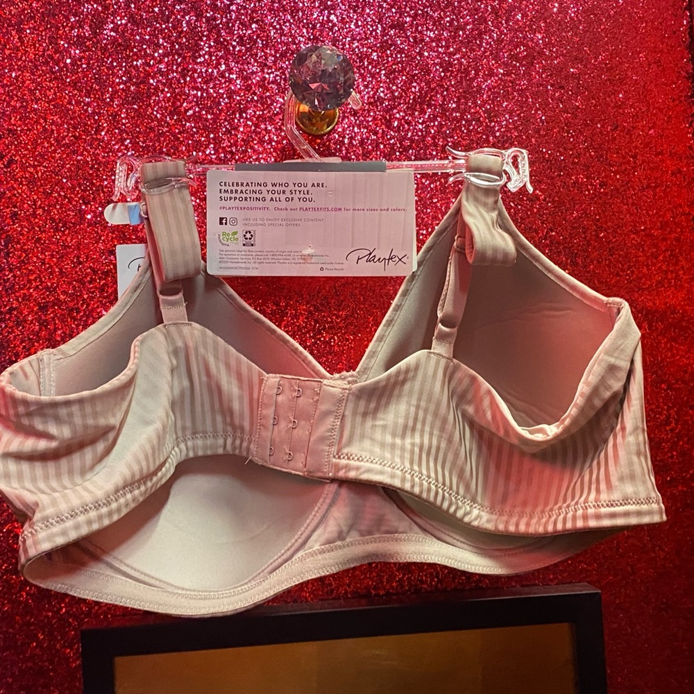 💥 SALE NWT Playtex Perfectly Smooth Bra in Gloss 4707 - Picture 14 of 15